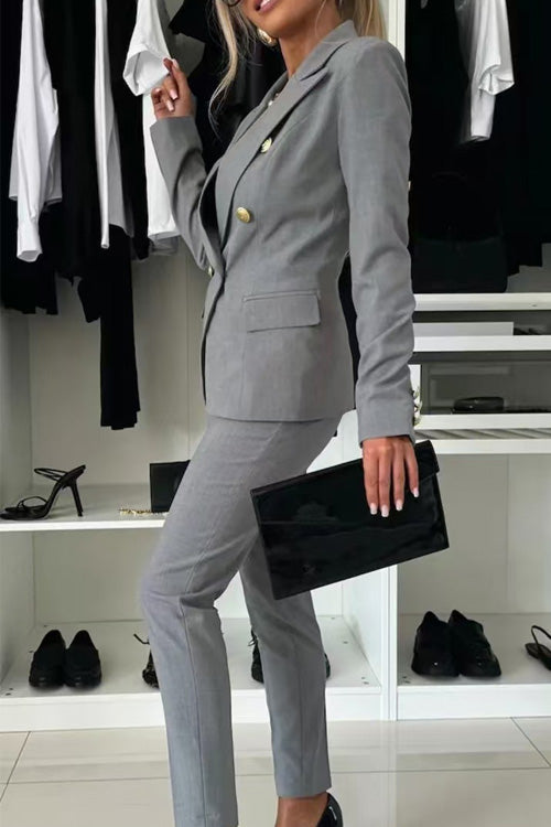 Casual and Slim Fit Suit-thevervian