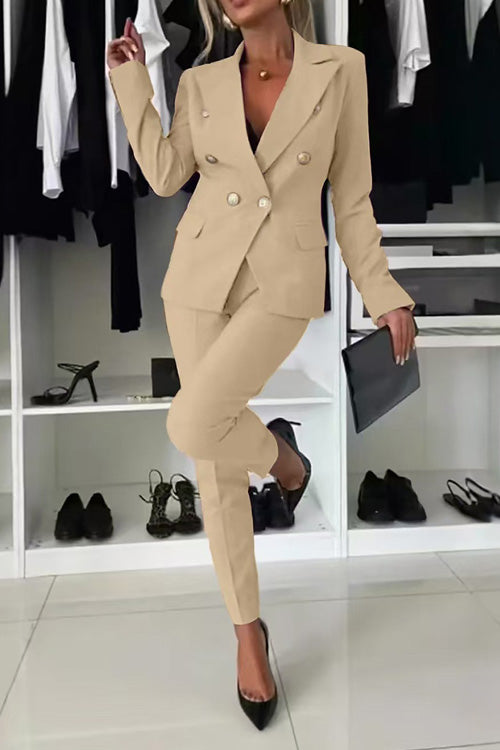 Casual and Slim Fit Suit-thevervian