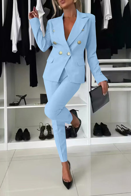 Casual and Slim Fit Suit-thevervian