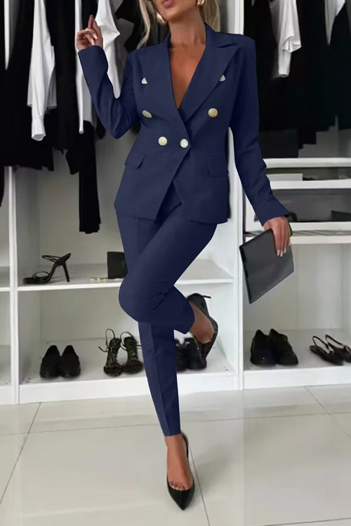 Casual and Slim Fit Suit-thevervian