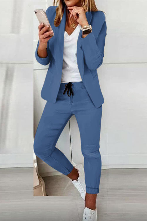 Casual and Fashionable Suit Set-thevervian