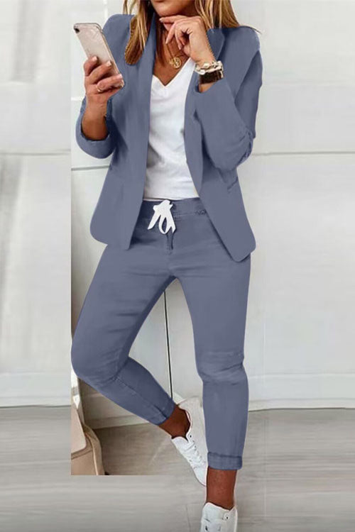 Casual and Fashionable Suit Set-thevervian