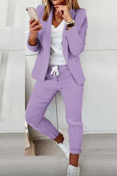 Casual and Fashionable Suit Set-thevervian