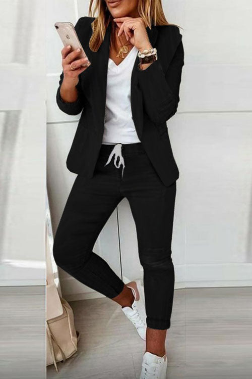 Casual and Fashionable Suit Set-thevervian