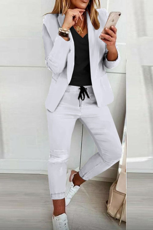 Casual and Fashionable Suit Set-thevervian