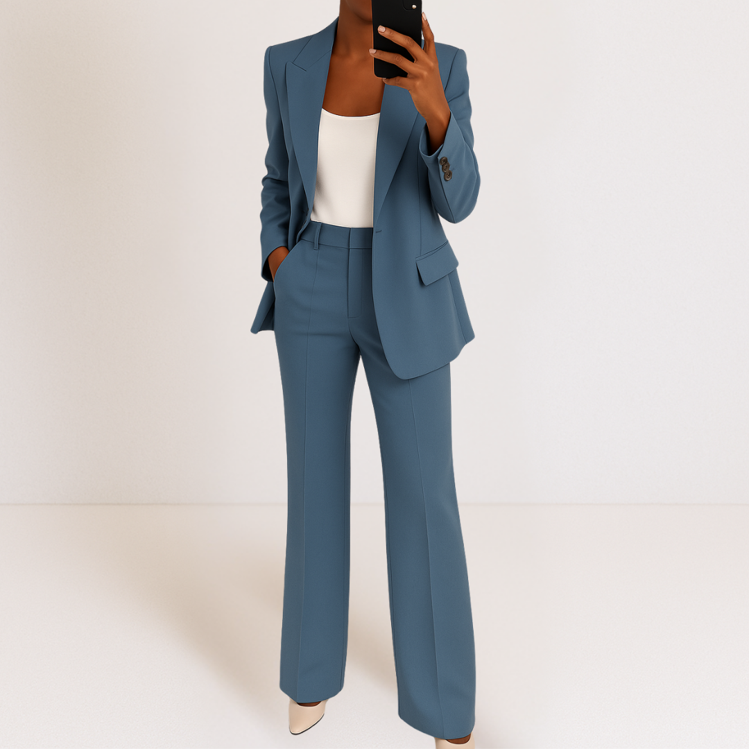 Elegant and Modern Two-piece Suit-thevervian
