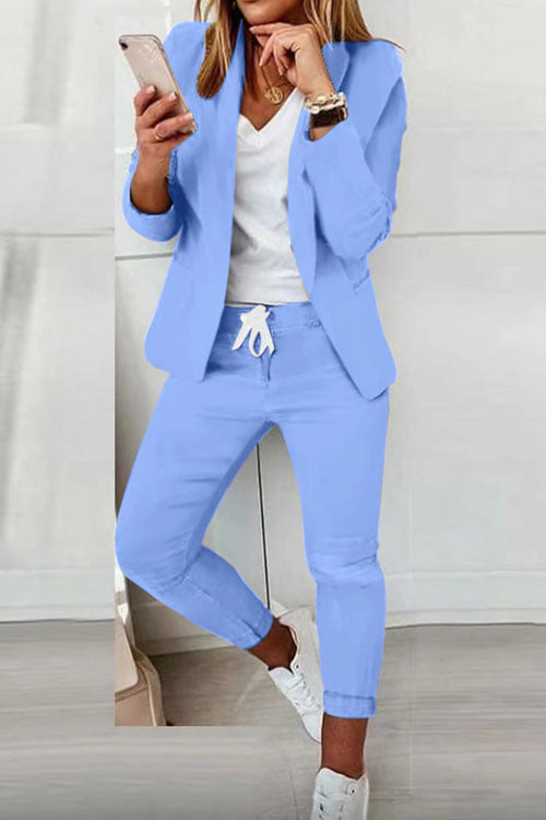 Casual and Fashionable Suit Set-thevervian