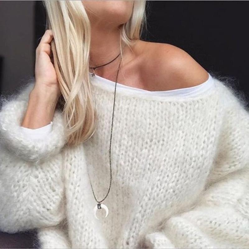 Casula Hollow Out  Mohair Sweater-thevervian