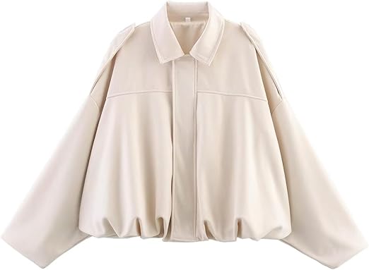 Womens Suede Lapel Pilot Cropped Jacket-thevervian