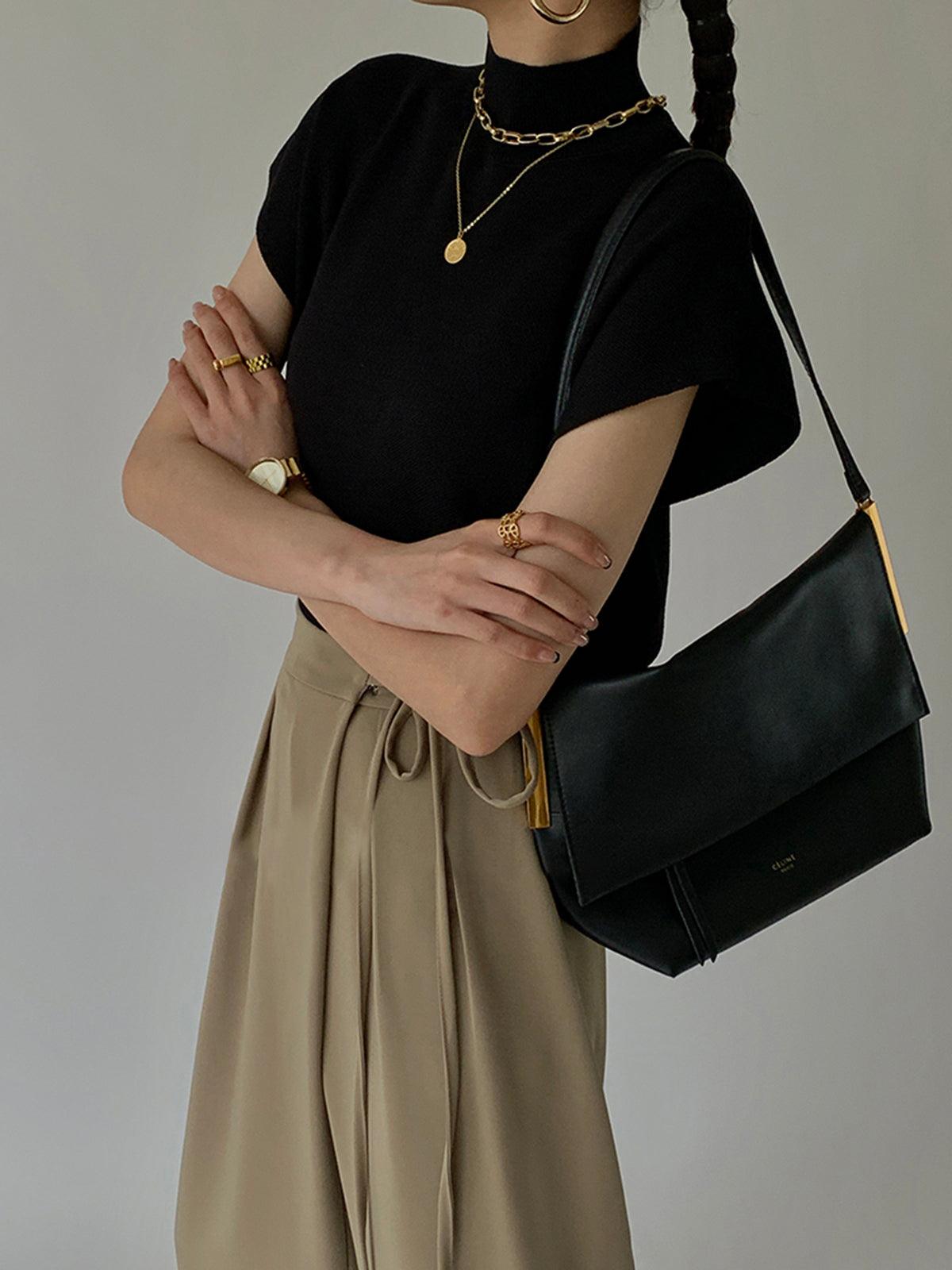 Leisurely Solid Pullover Sweater Vest-thevervian