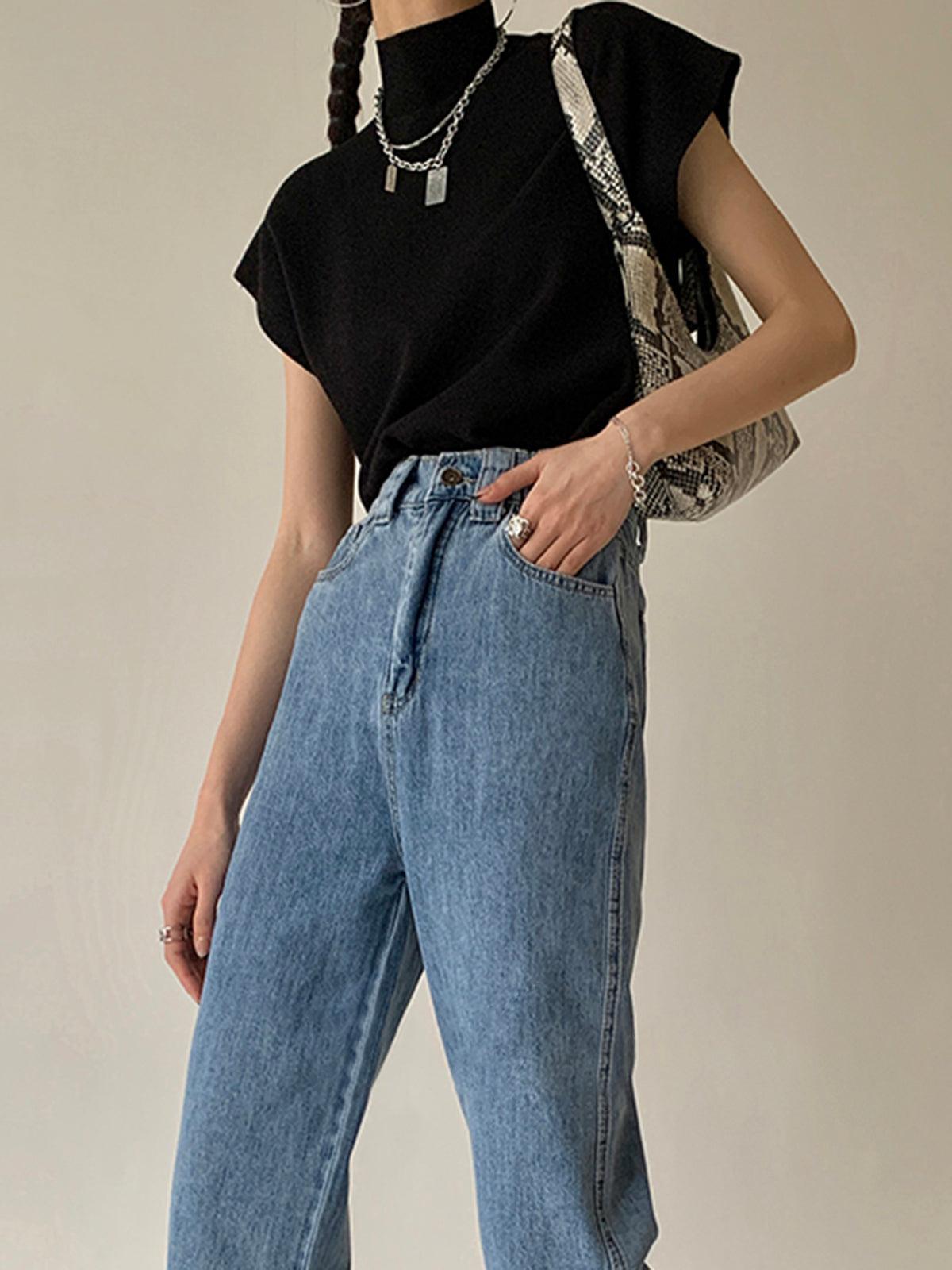 Leisurely Solid Pullover Sweater Vest-thevervian