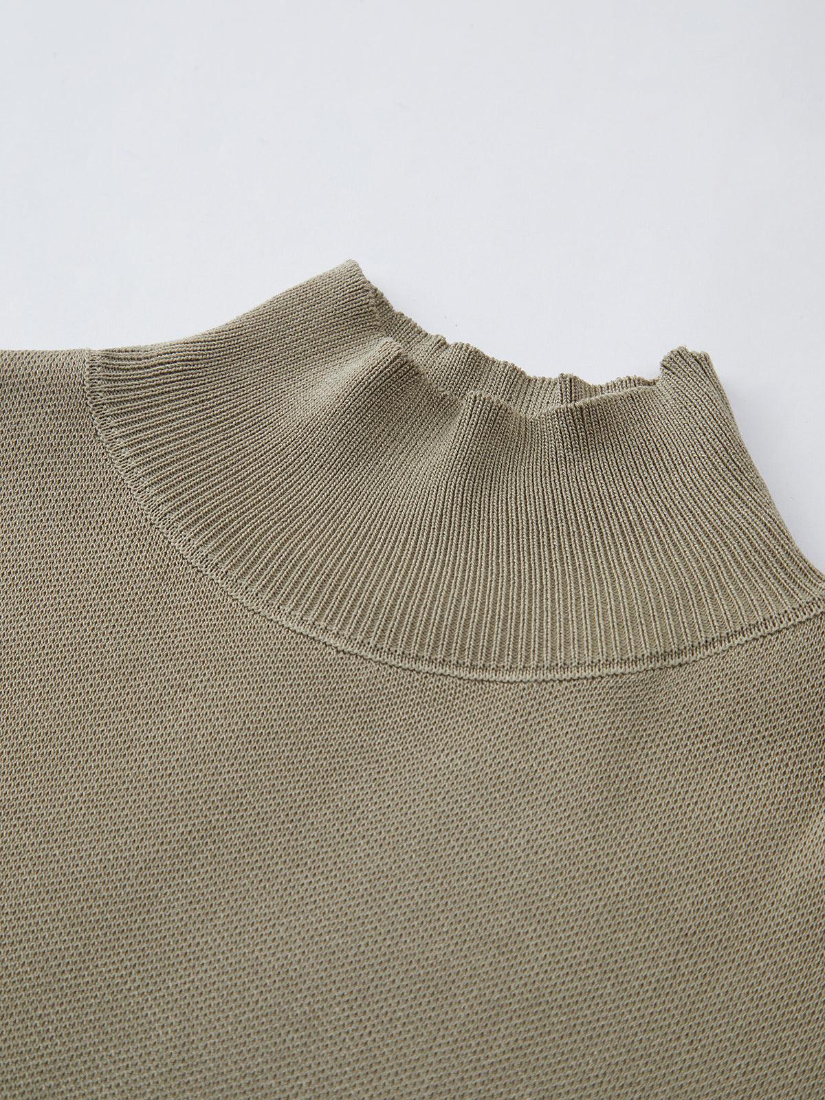 Leisurely Solid Pullover Sweater Vest-thevervian