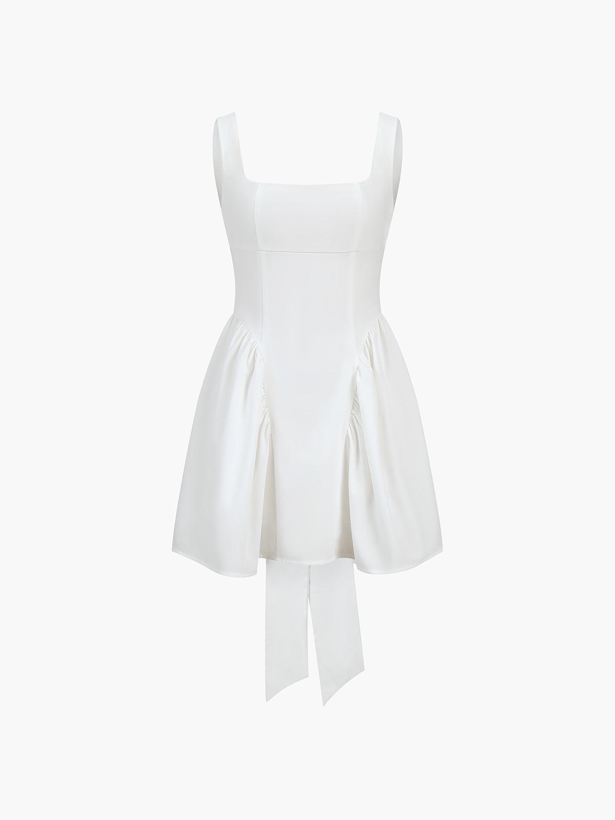 Coastal Cowgirl Open Back Zippered Short Dress-thevervian