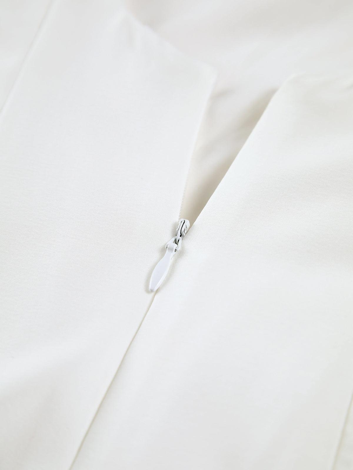 Coastal Cowgirl Open Back Zippered Short Dress-thevervian