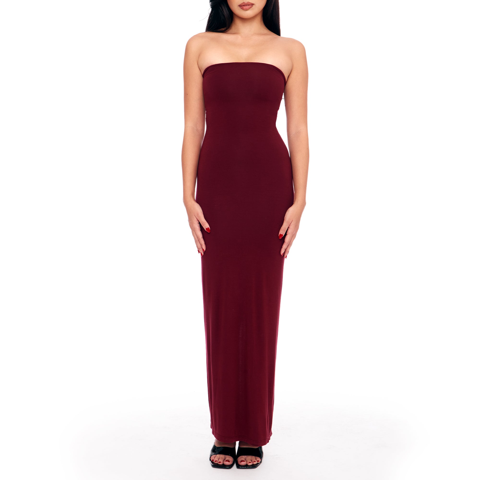 Sculpting Strapless Shapewear Maxi Dress