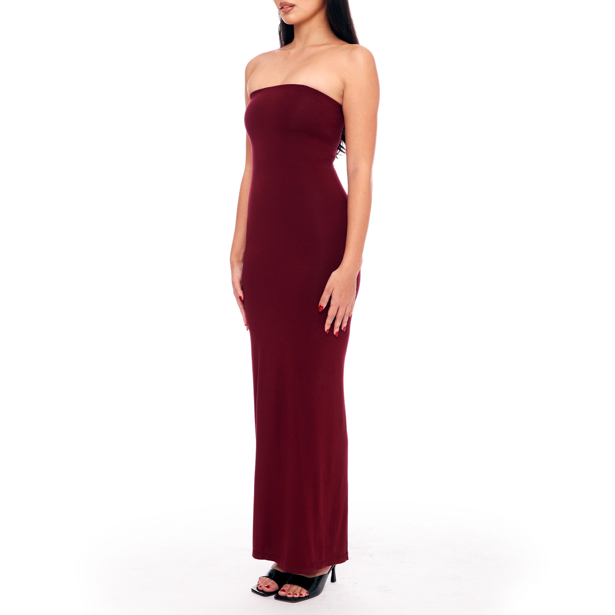 Sculpting Strapless Shapewear Maxi Dress