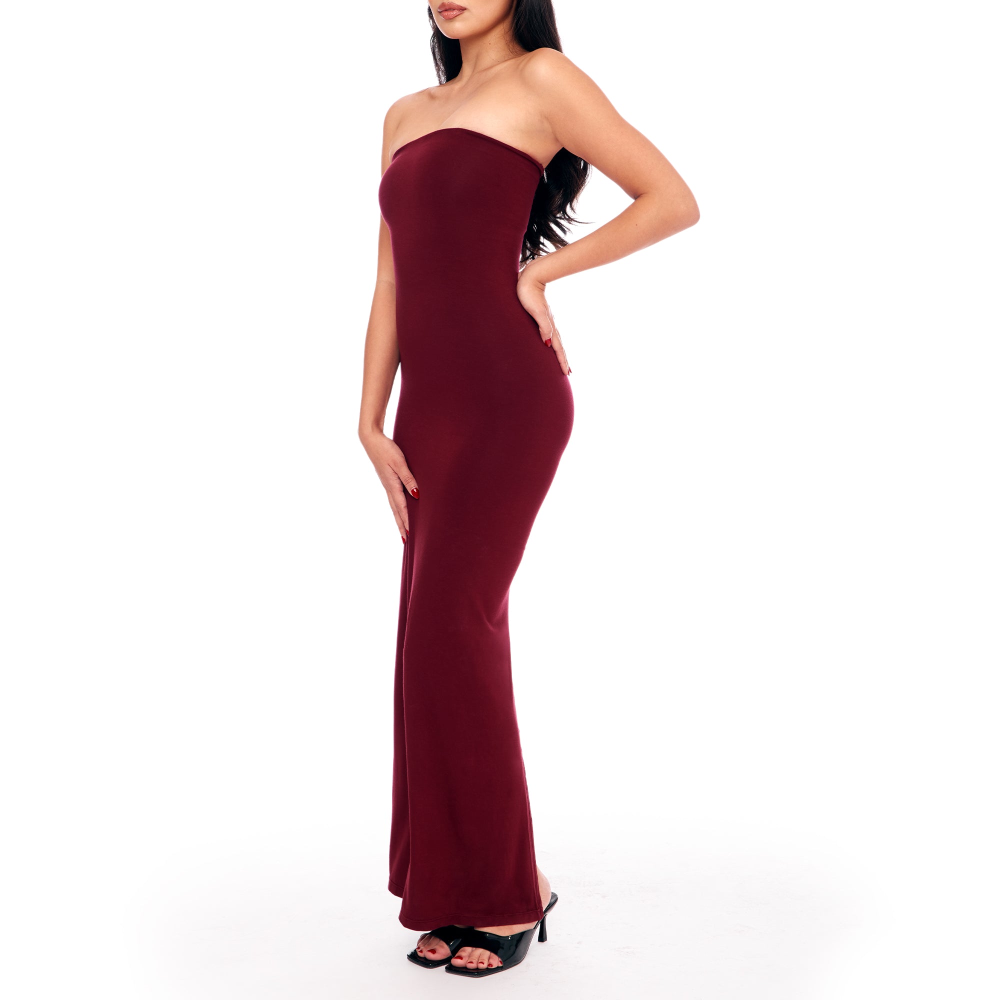 Sculpting Strapless Shapewear Maxi Dress