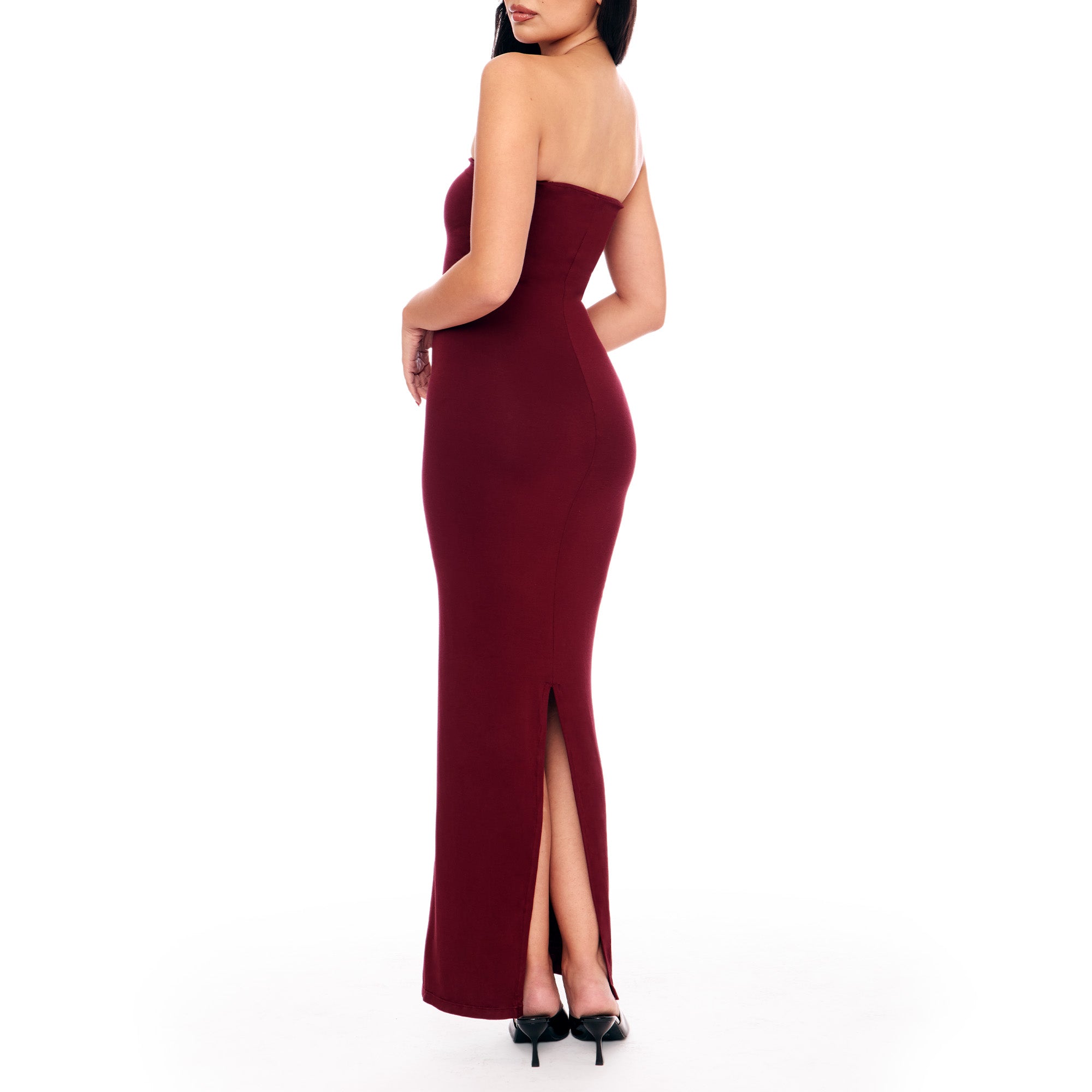 Sculpting Strapless Shapewear Maxi Dress