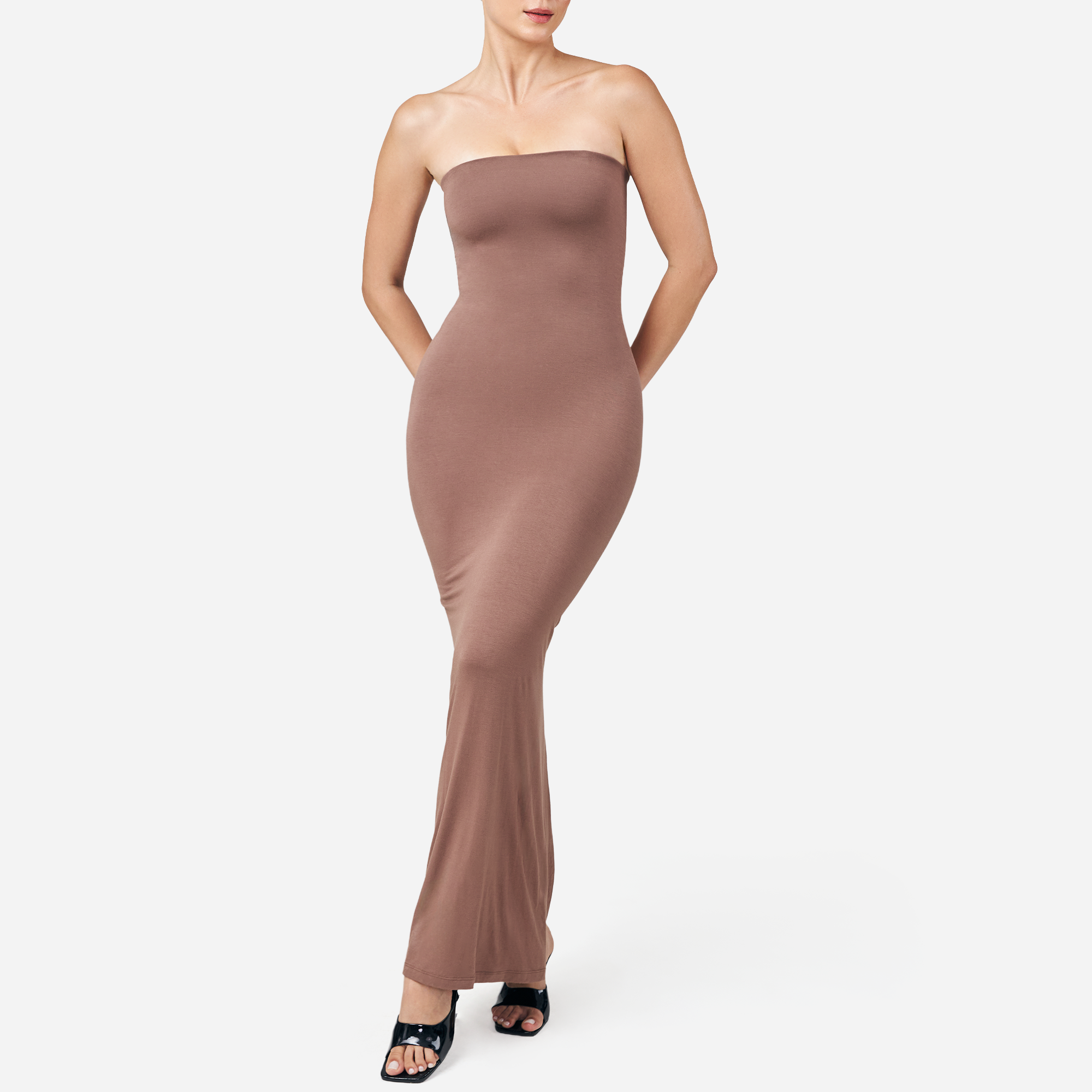 Sculpting Strapless Shapewear Maxi Dress