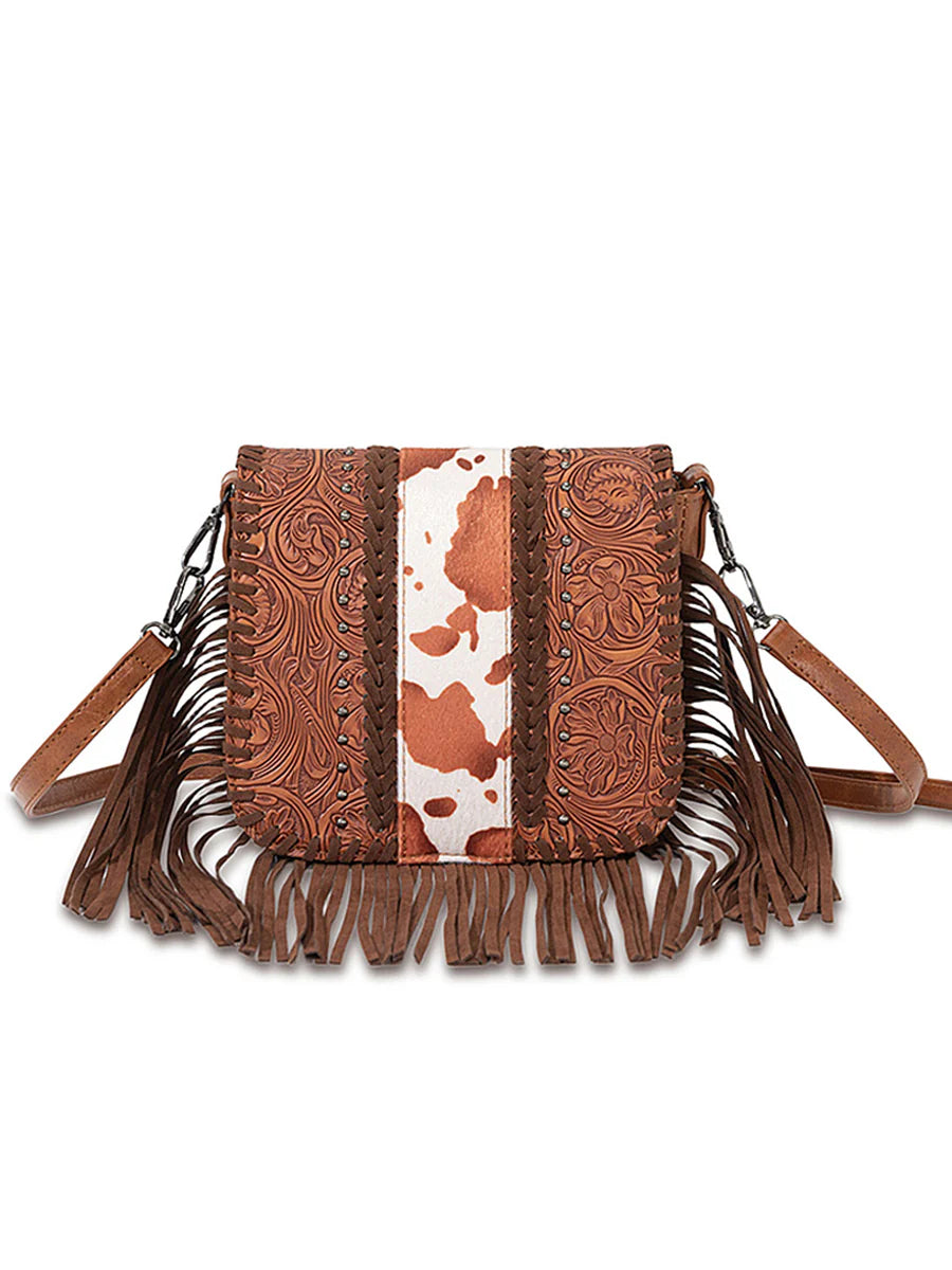 Bohemian Ethnic Style Tassel PU Bag-thevervian