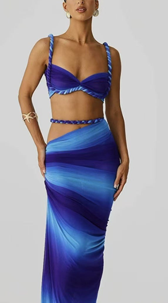 Zenaya Skirt - Pearl Marble-thevervian