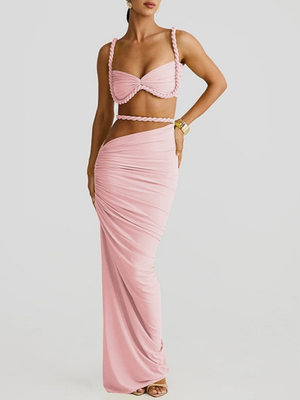 Zenaya Skirt - Pearl Marble-thevervian