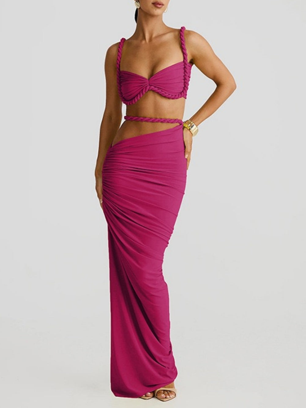 Zenaya Skirt - Pearl Marble-thevervian