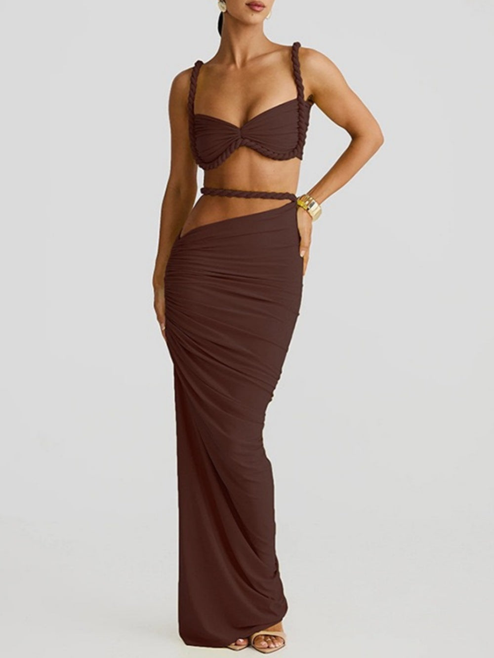 Zenaya Skirt - Pearl Marble-thevervian