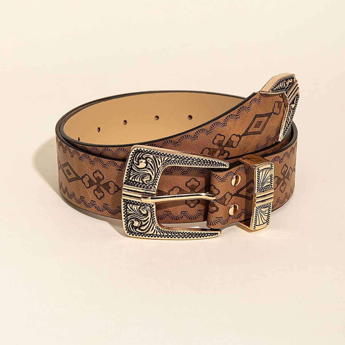Women's Fashion Western Style Patterned Belt-thevervian