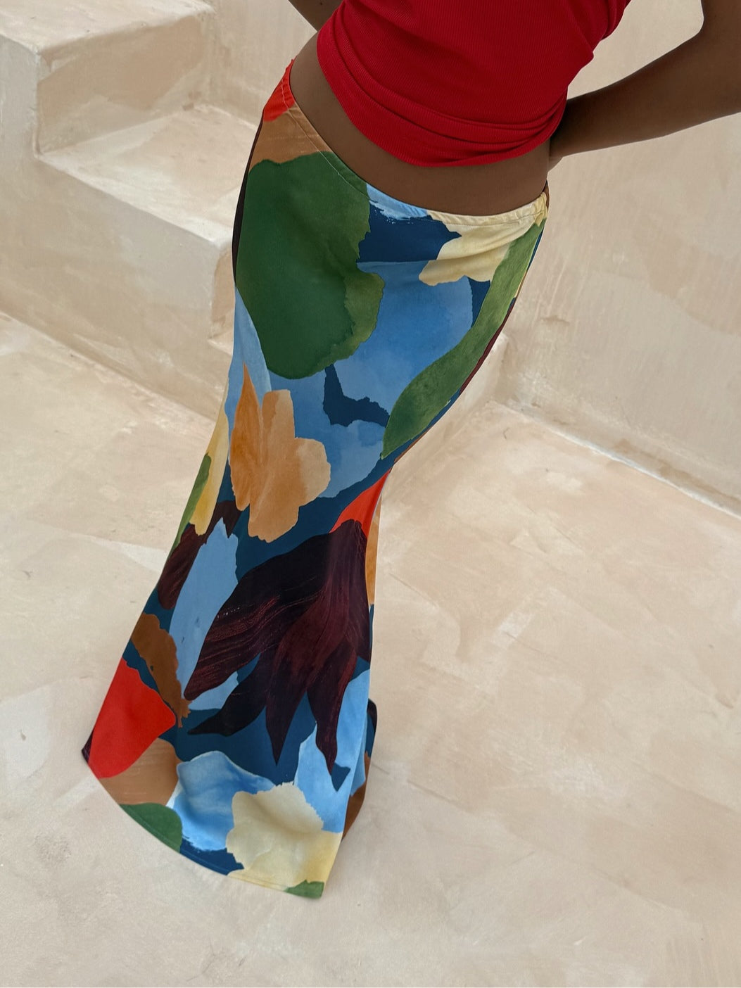 Abstract Geometric Pattern Skirt-thevervian