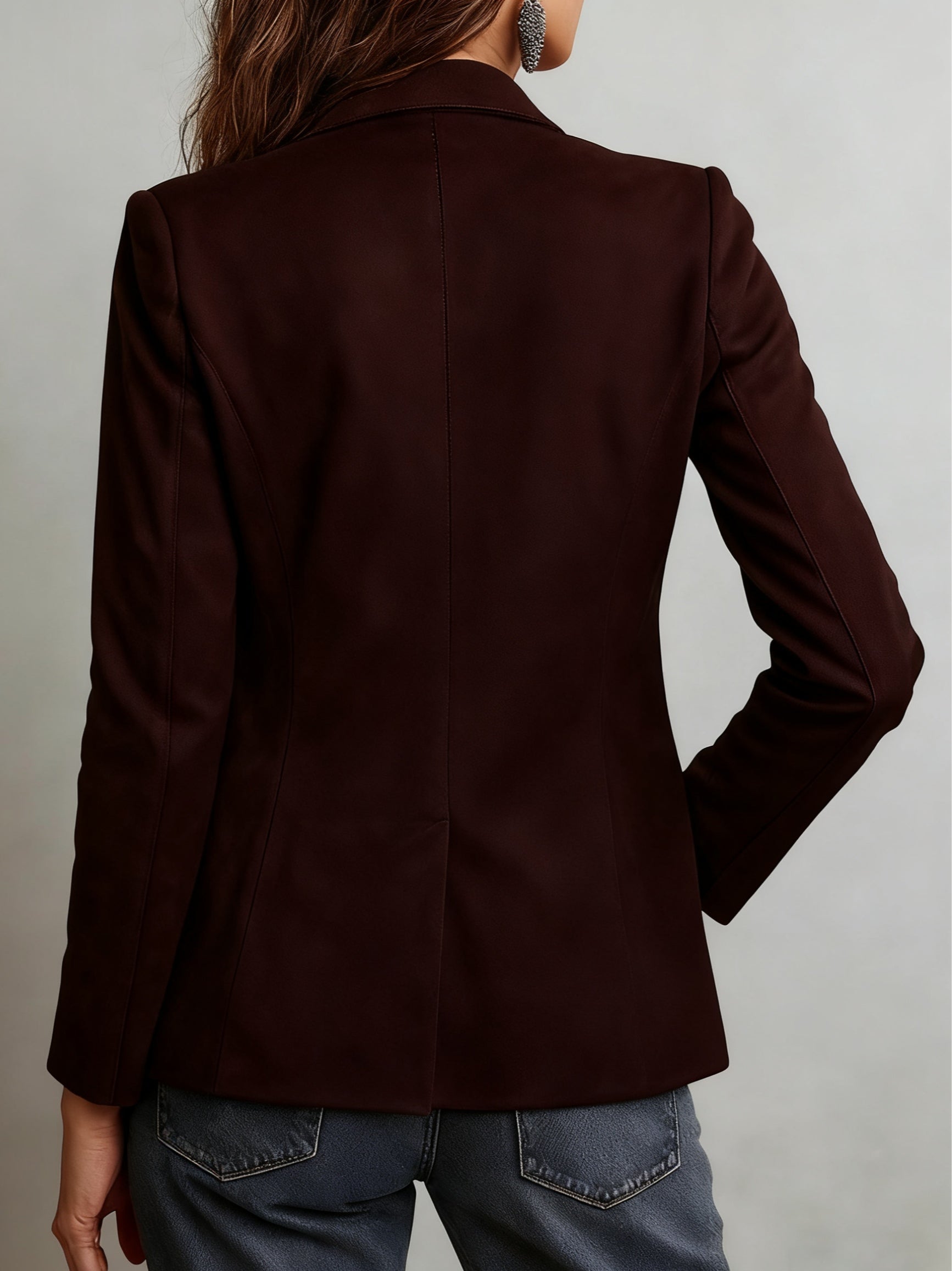 Vintage Brown Suede Jacket-thevervian