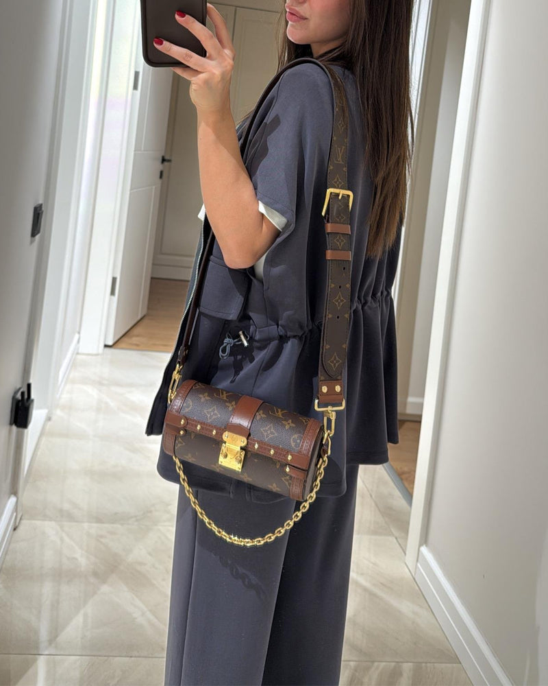 Casual Waist Stretch Detail Top & Pants Two-Piece Set-thevervian