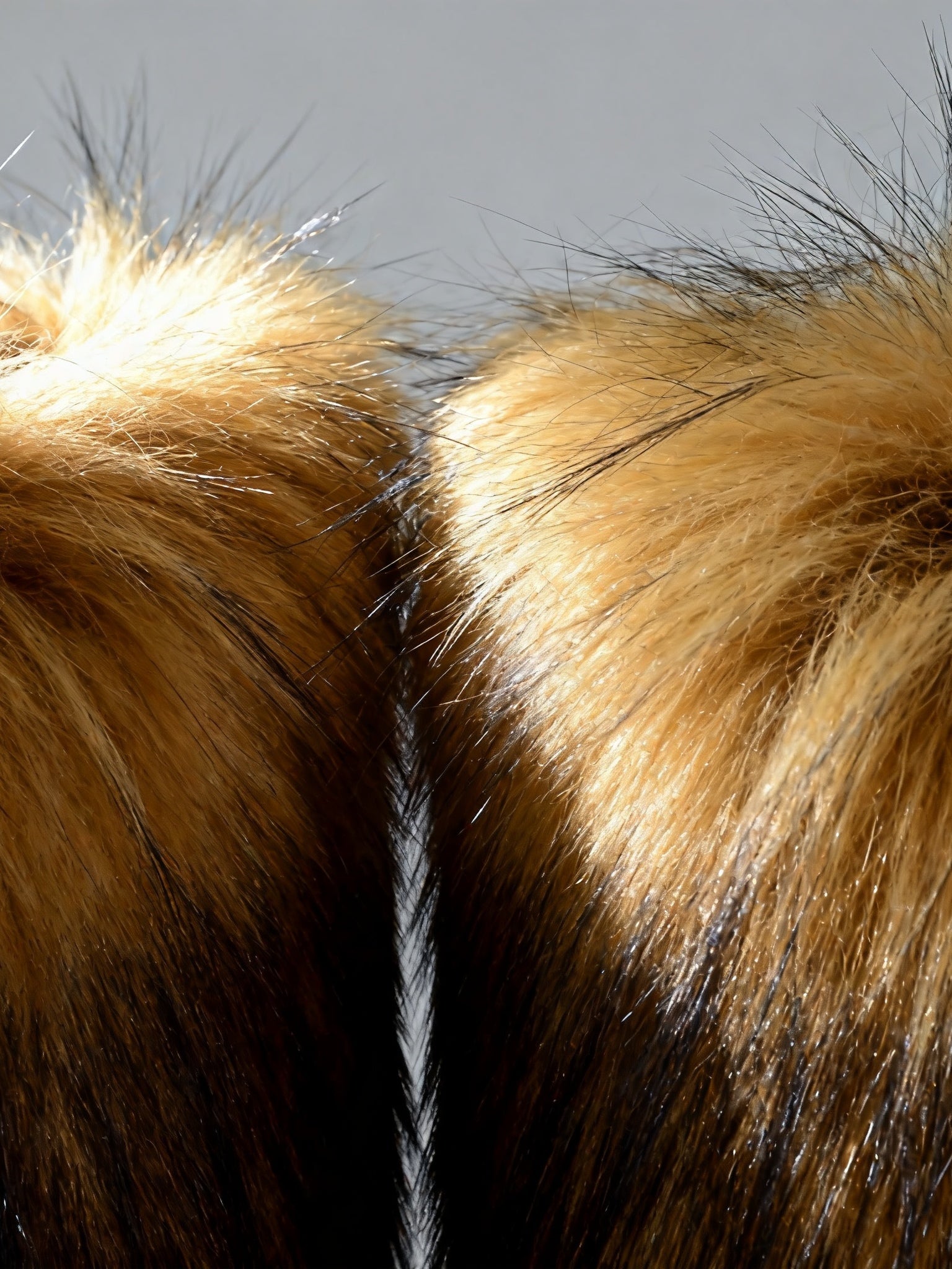 Faux raccoon fur mid-calf boots-thevervian