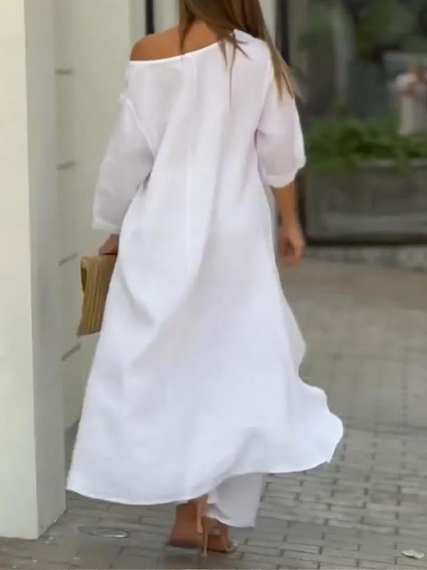 Fashionable Solid Color Two-piece Set-thevervian