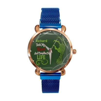 He Stole My Heart And Owns My Ass - Personalized Leggings - Christmas Gift For Her, Naughty Couple