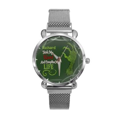 He Stole My Heart And Owns My Ass - Personalized Leggings - Christmas Gift For Her, Naughty Couple