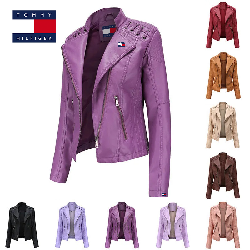 Washed Lambskin Leather Jacket