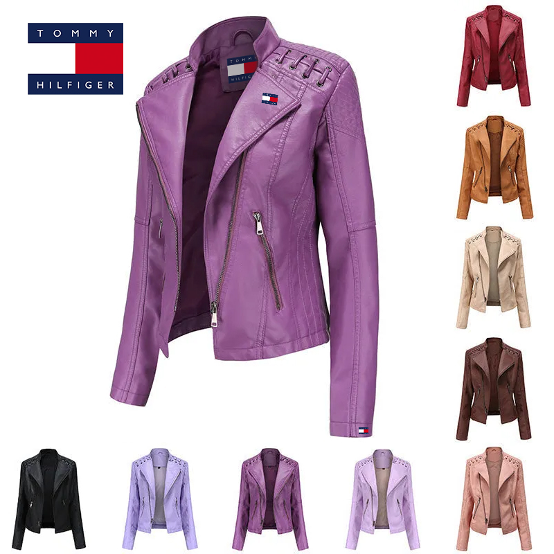 Washed Lambskin Leather Jacket