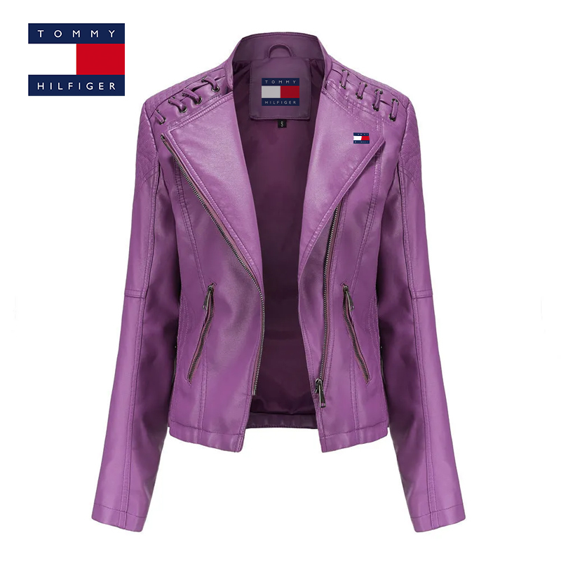 Washed Lambskin Leather Jacket