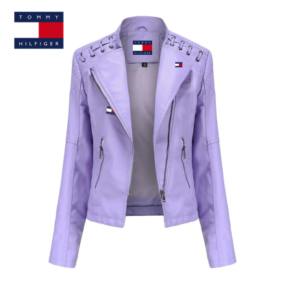 Washed Lambskin Leather Jacket