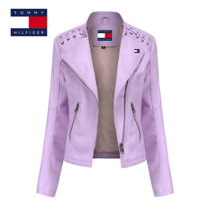 Washed Lambskin Leather Jacket