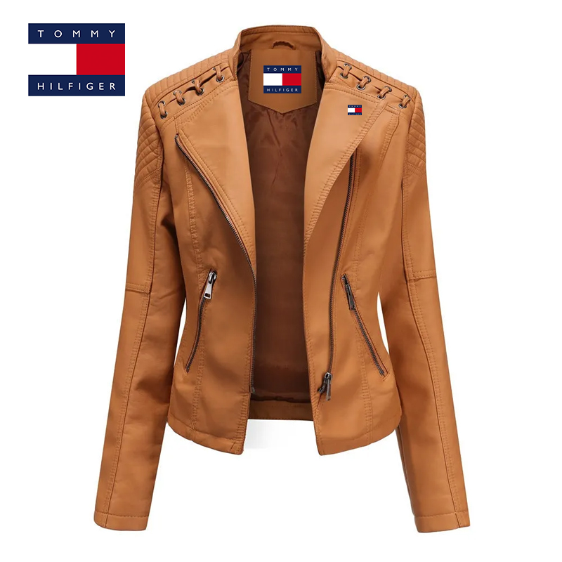 Washed Lambskin Leather Jacket