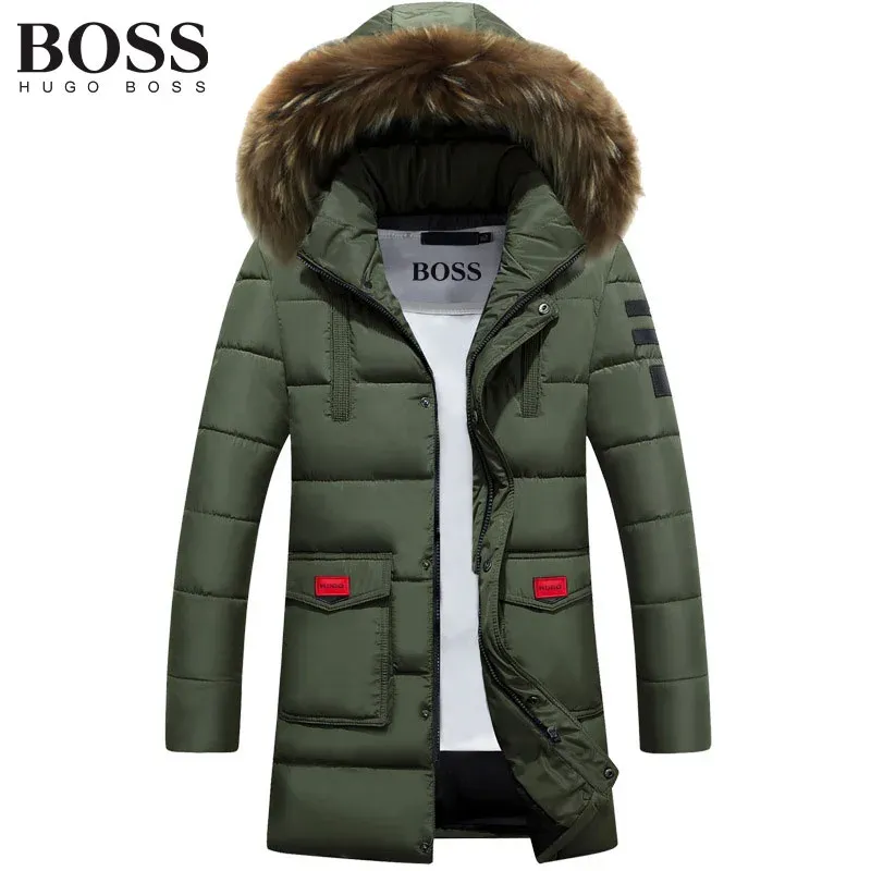 Men's winter warm parka