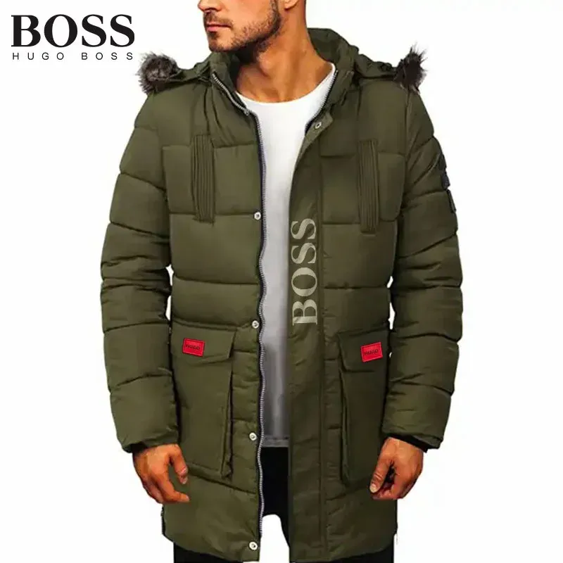 Men's winter warm parka