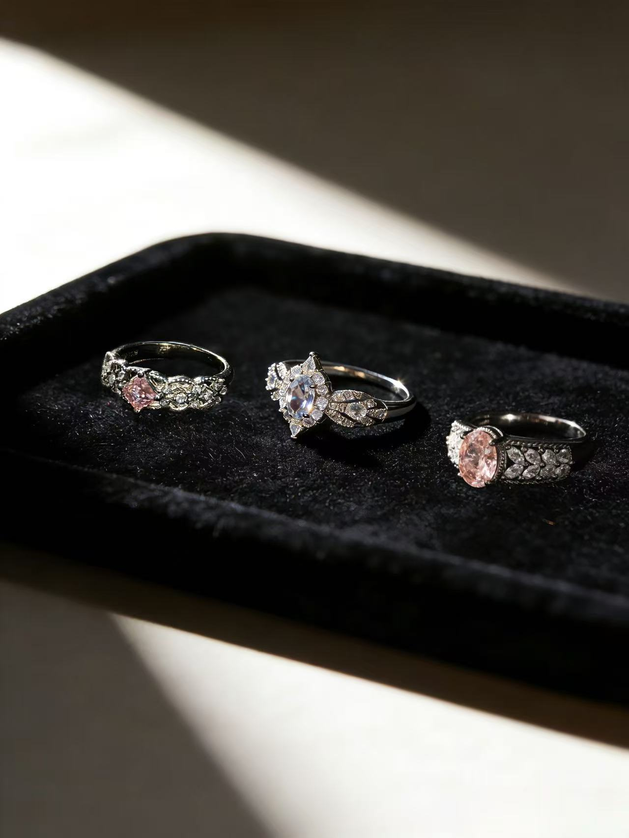 Lavender Moon Oval Ring