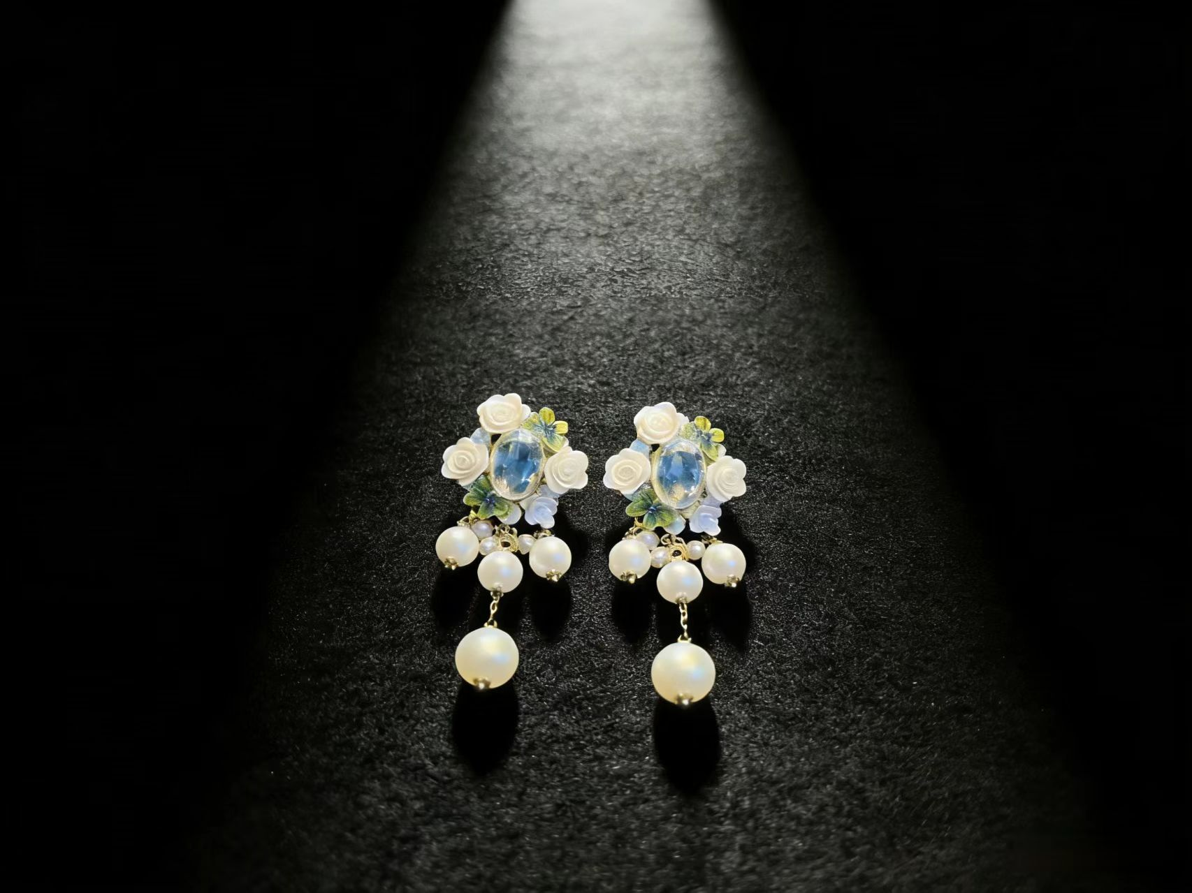Bloom & Pearl Drop Earrings