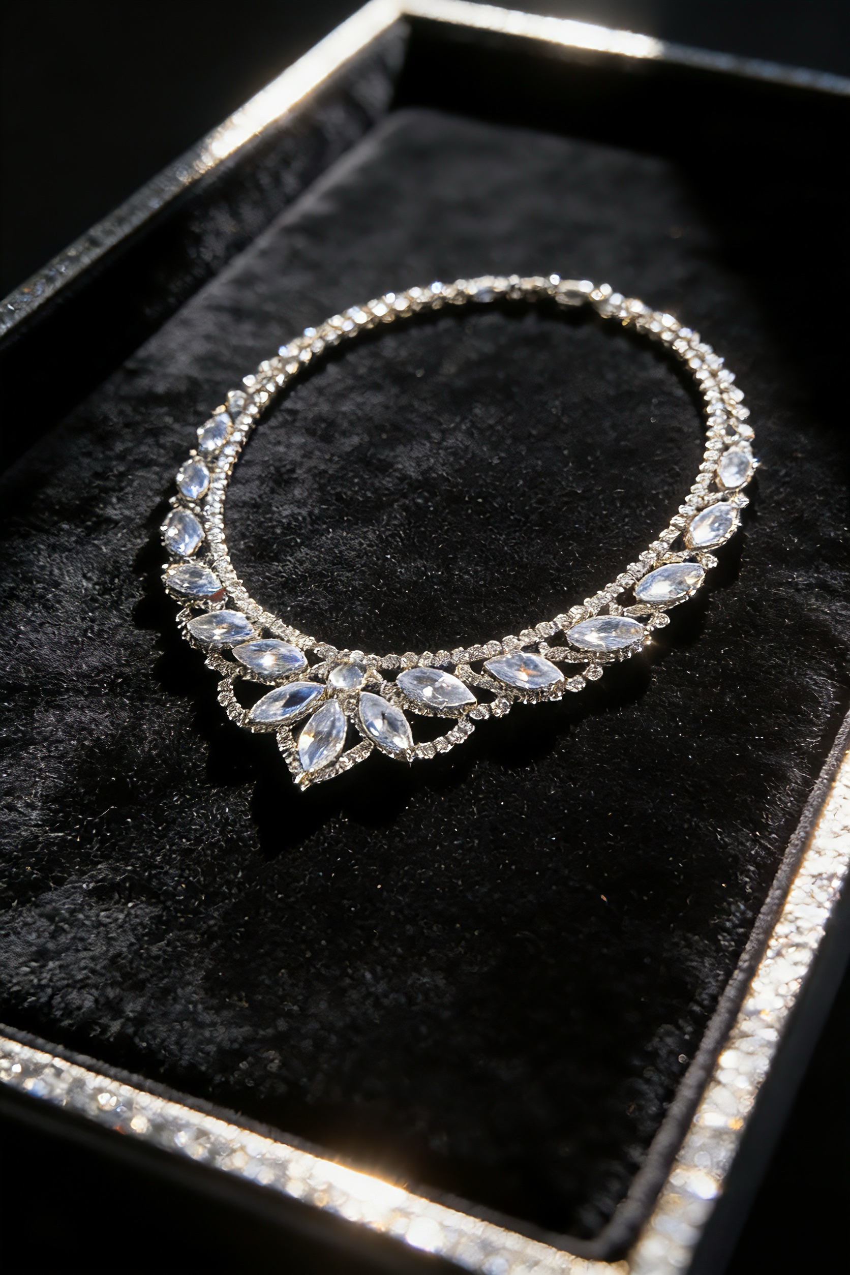 Sparkle Drop Earring & Necklace Set