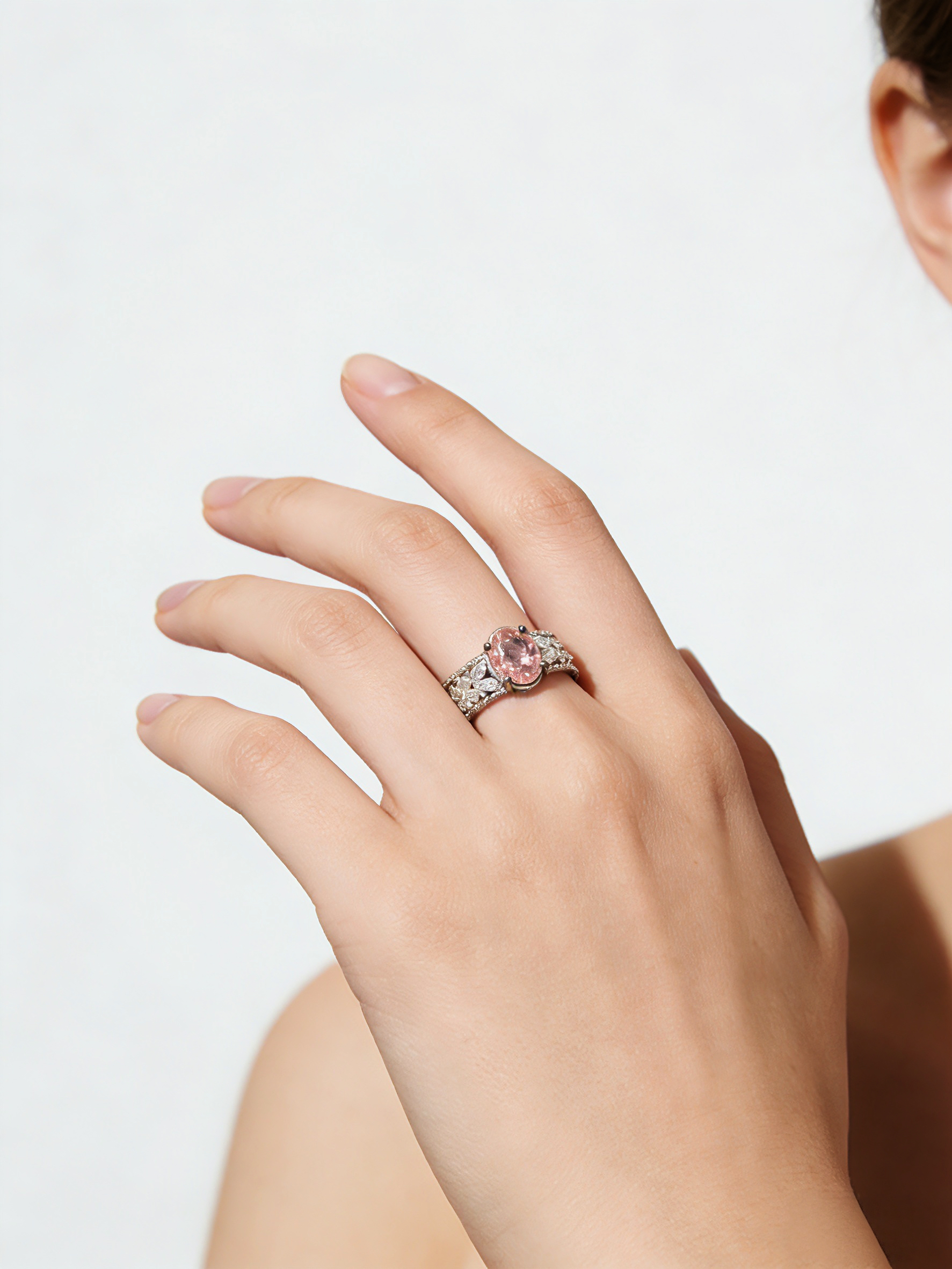 Pink Vine Ring