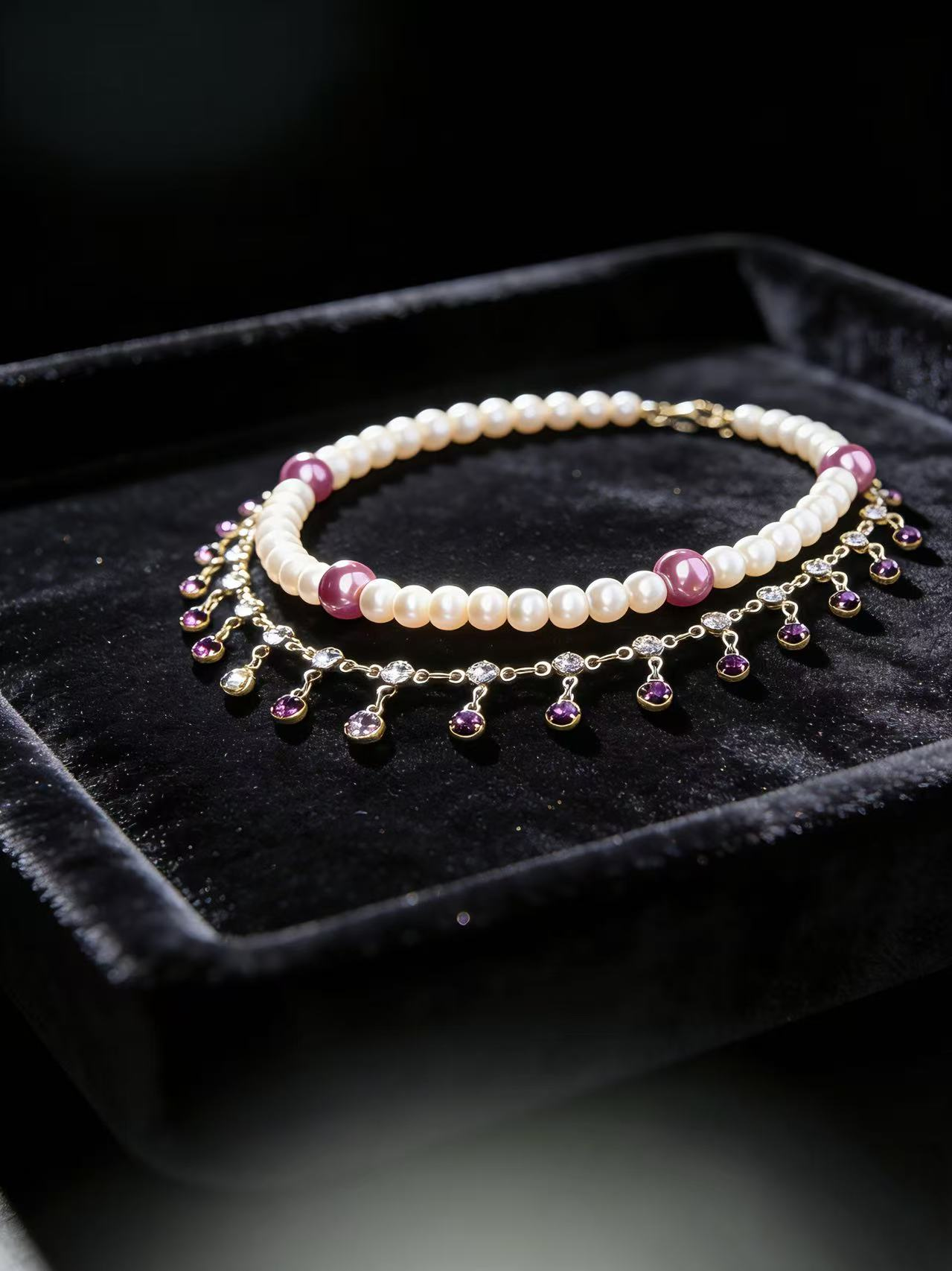 Pink Bead Tassel Ballad