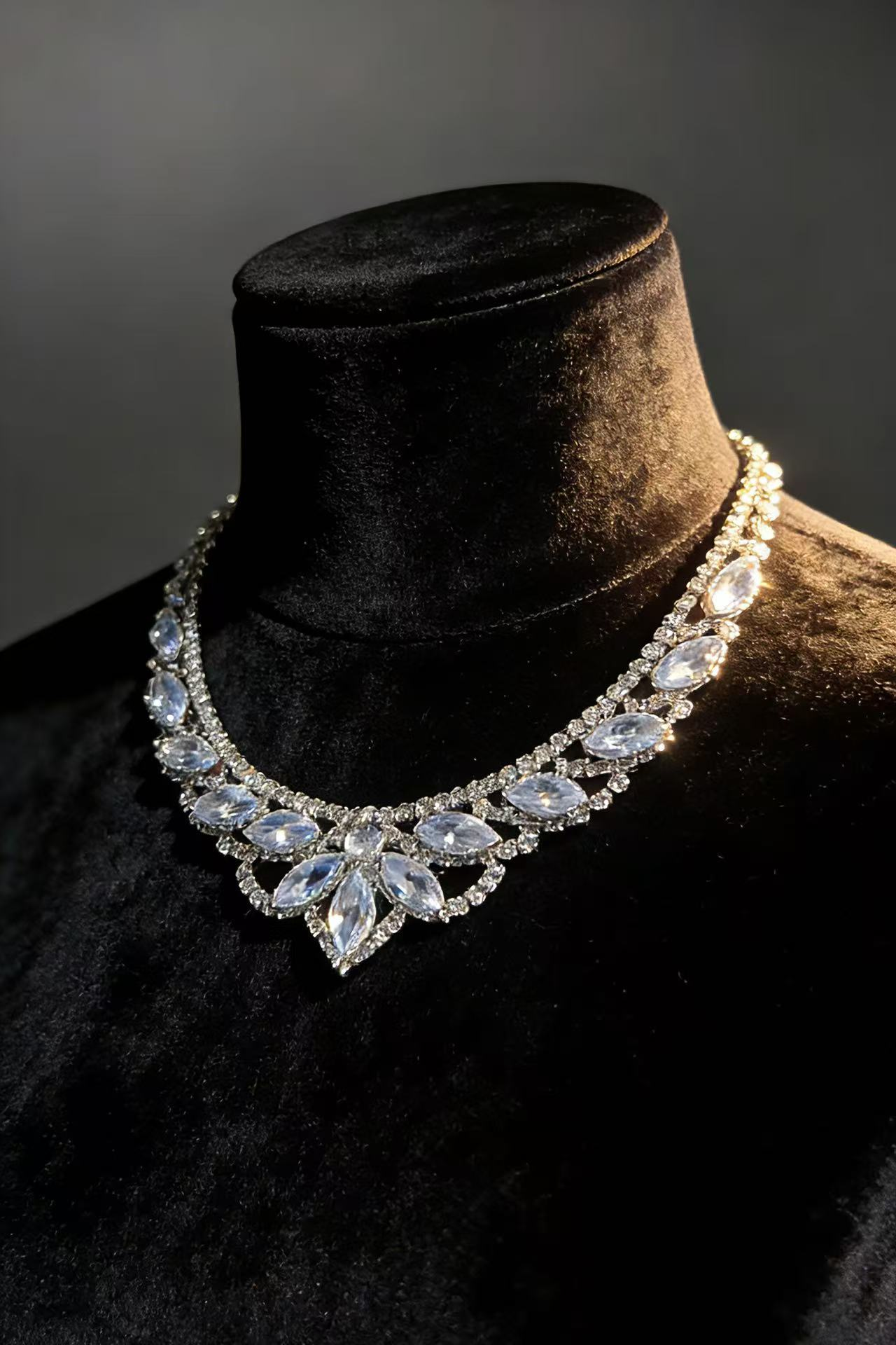 Sparkle Drop Earring & Necklace Set